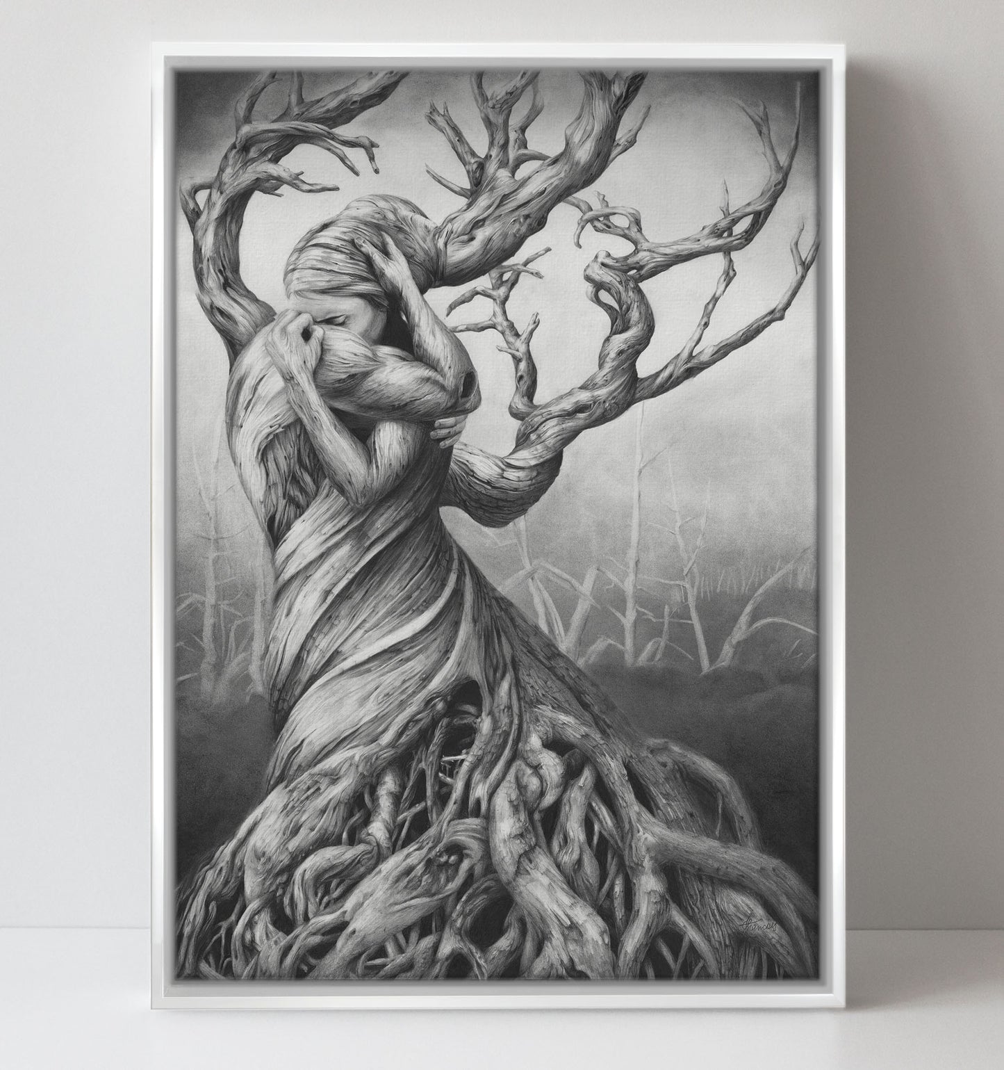 'One Tree' canvas print
