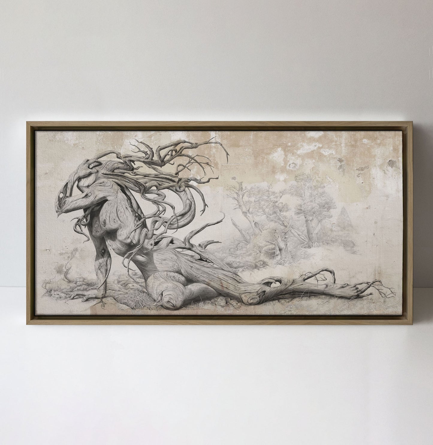 'The Fallen - Industrial' canvas print