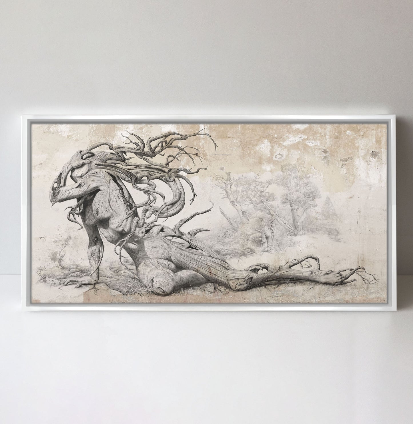 'The Fallen - Industrial' canvas print