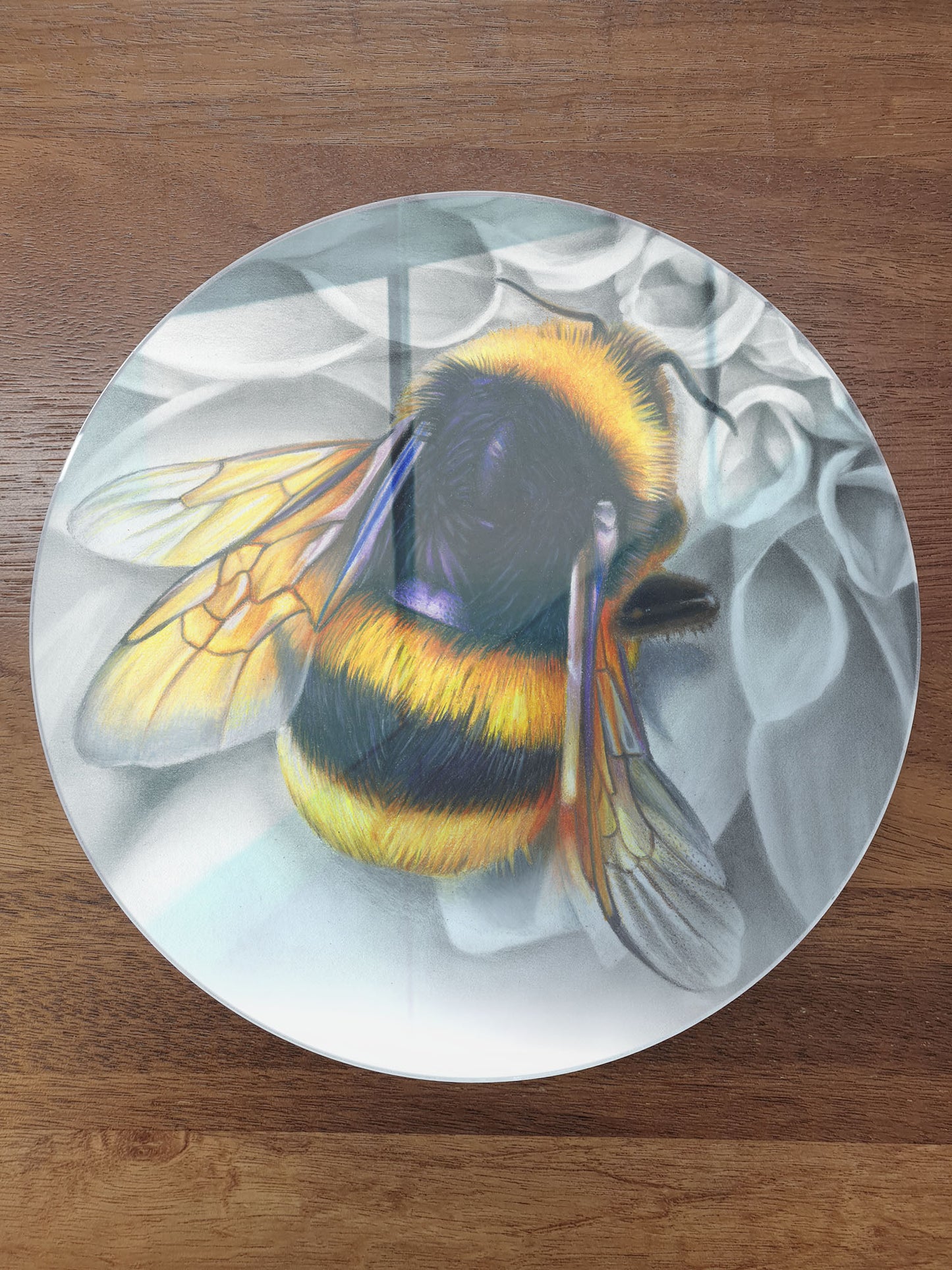 'Mumma Buzz' circular acrylic print