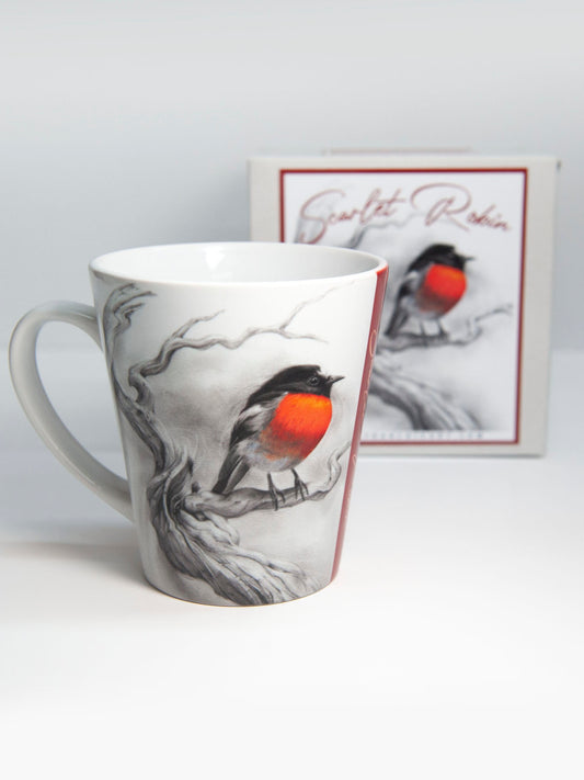 'Scarlet Robin' ceramic mug