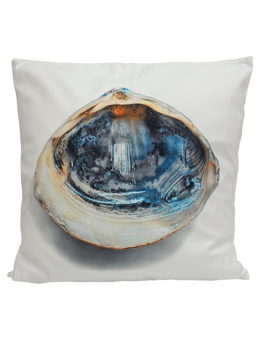 Cushion cover featuring 'Blue Shell' artwork