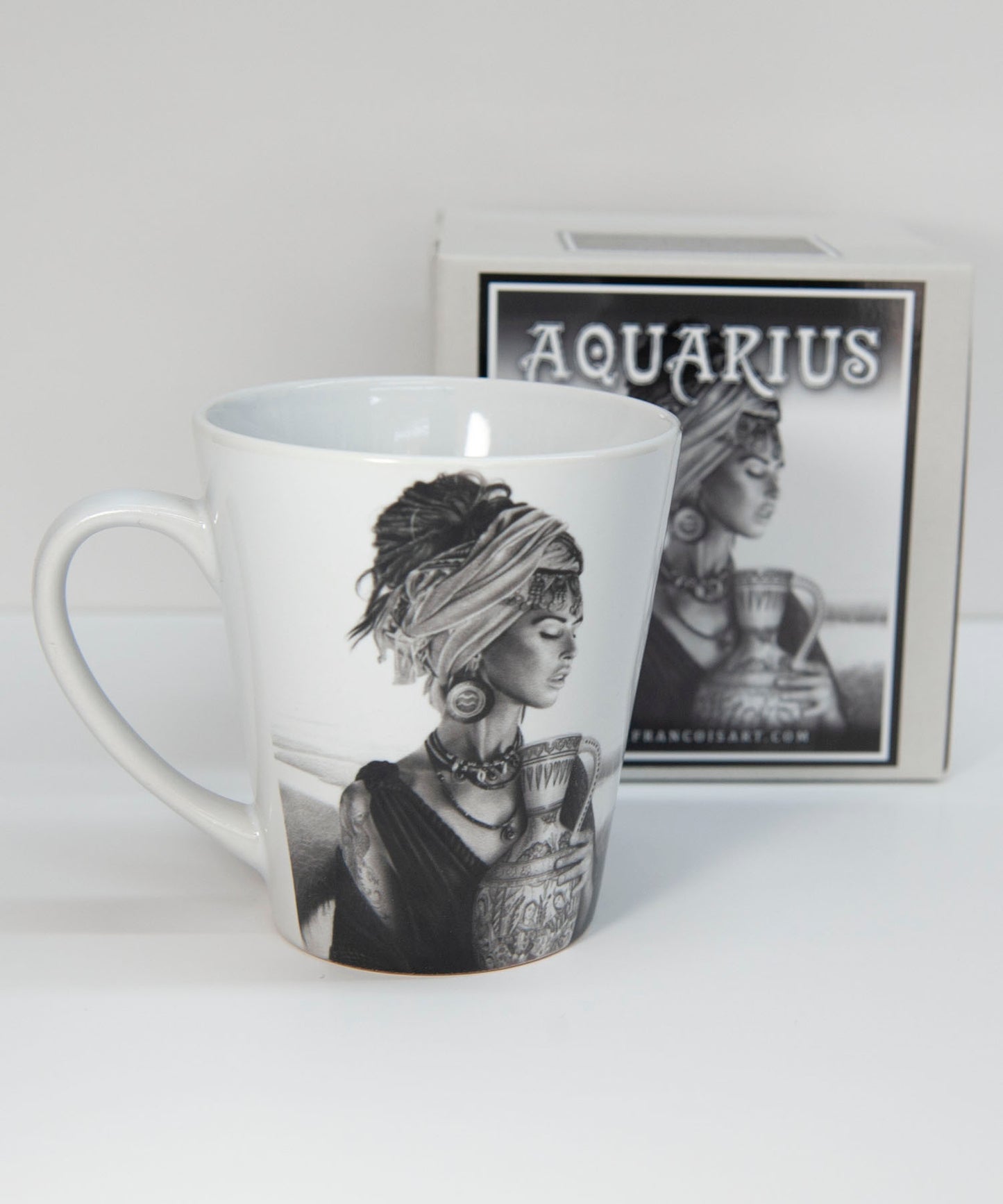 'Aquarius' ceramic mug