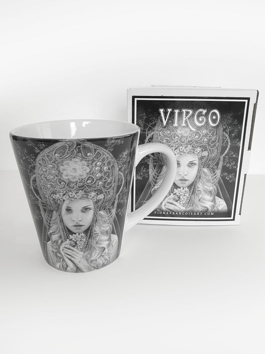 'Virgo' ceramic mug