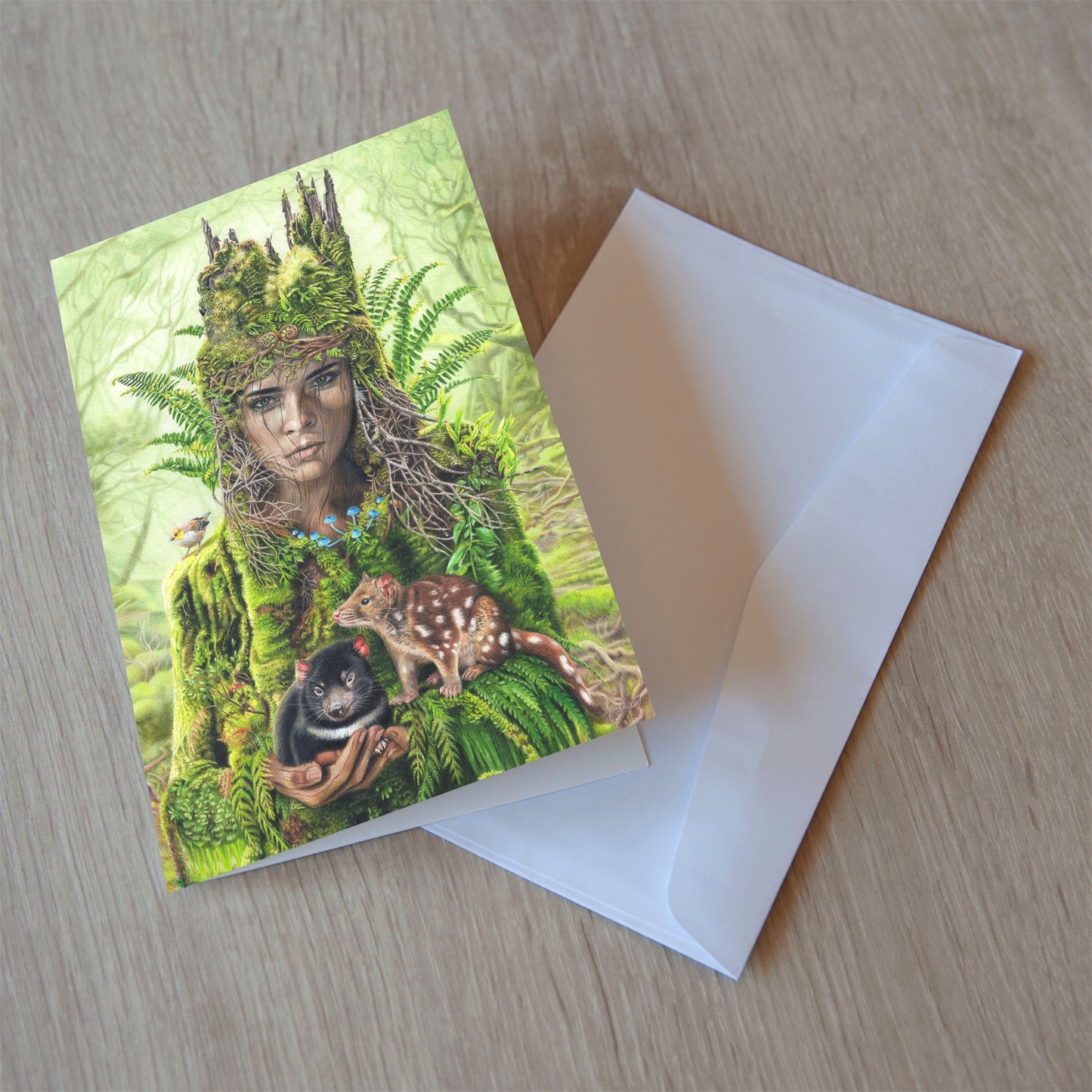 'Forestborn' greeting card