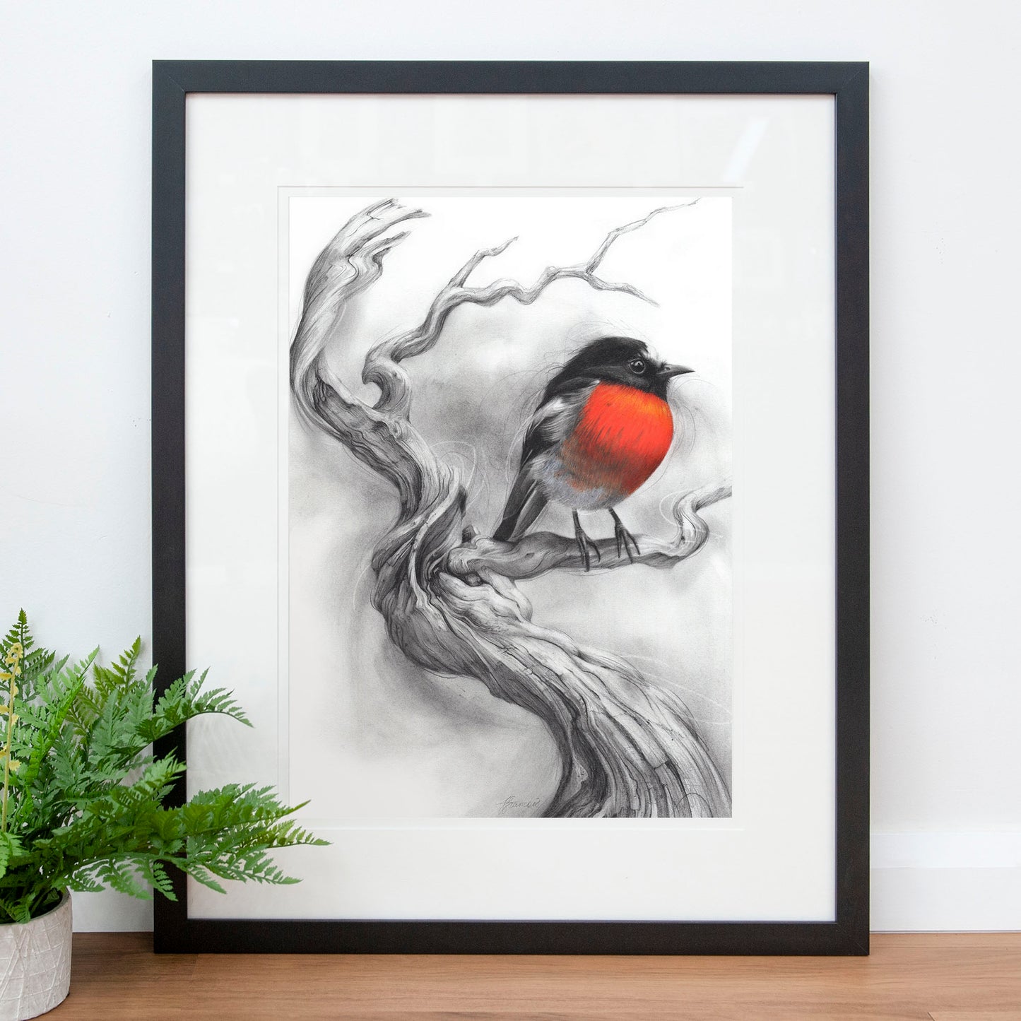'Scarlet Robin' art print