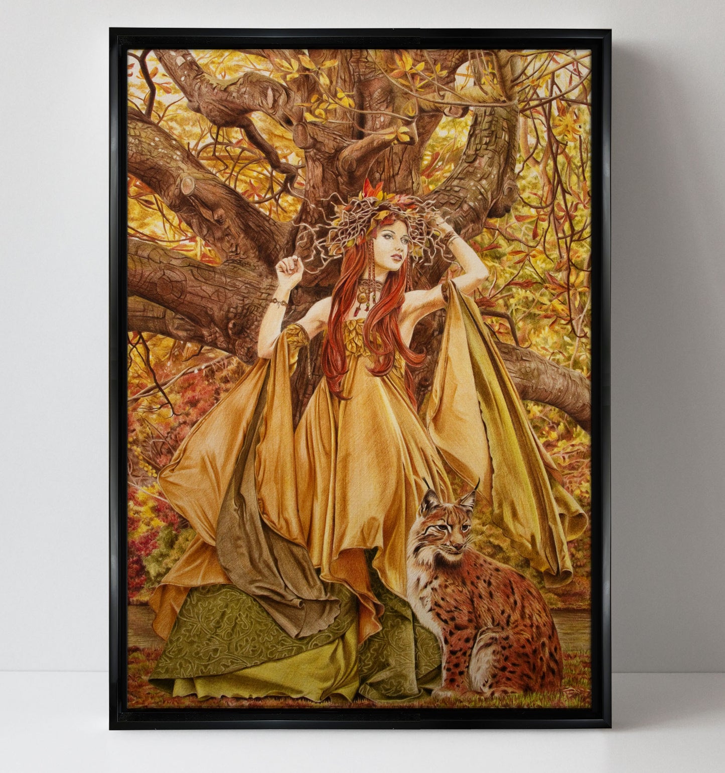 'Autumn Fairy' canvas print