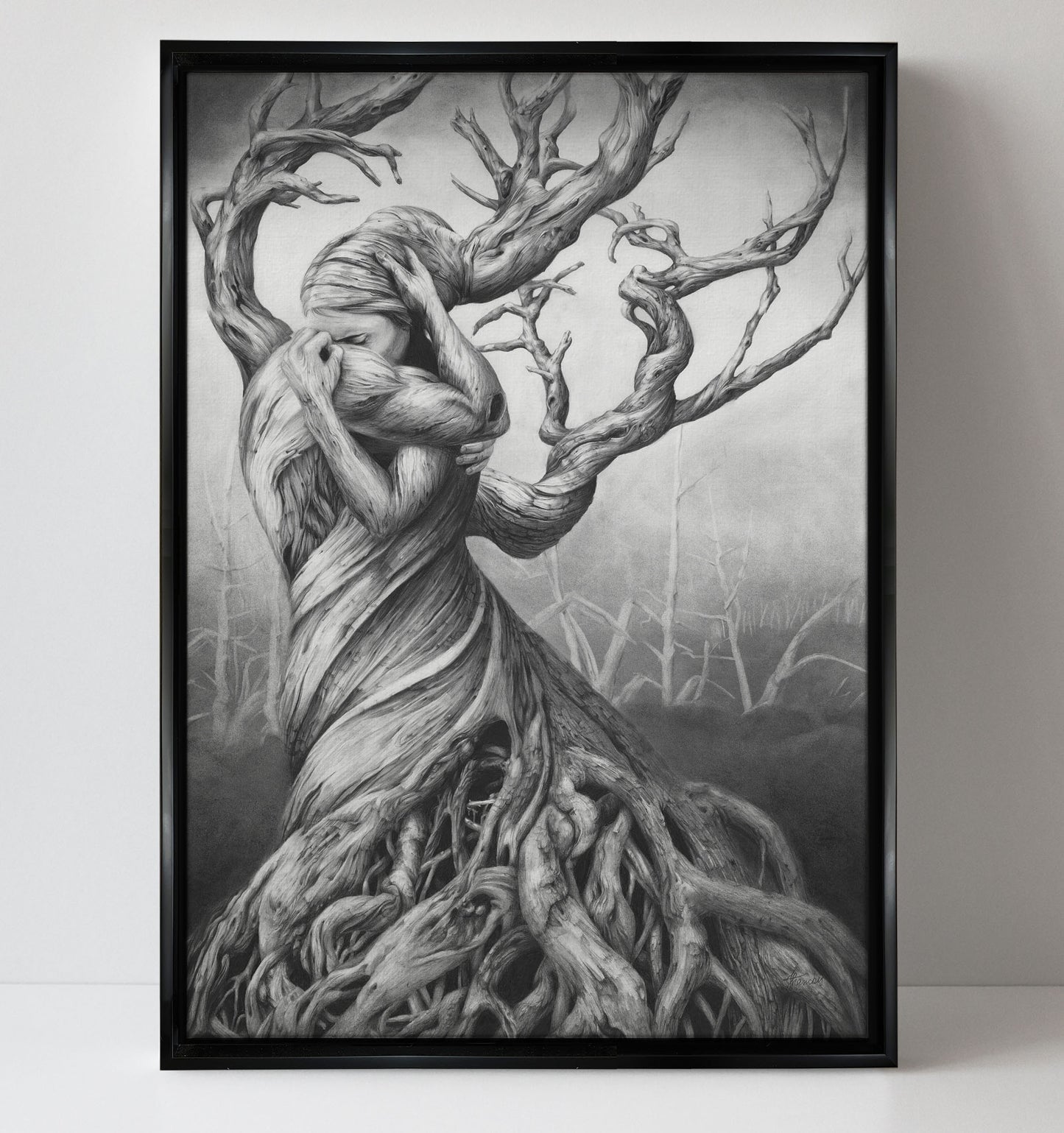 'One Tree' canvas print