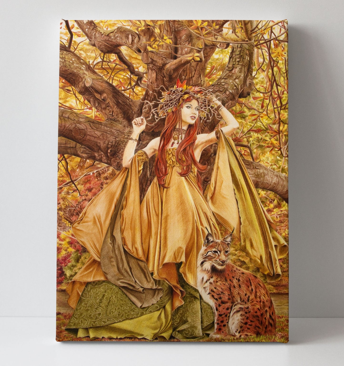 'Autumn Fairy' canvas print