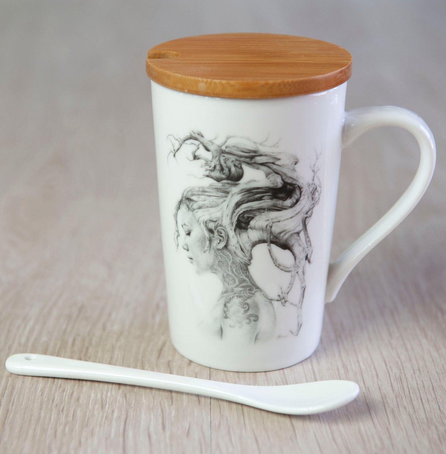 'Contemplation' ceramic travel cup