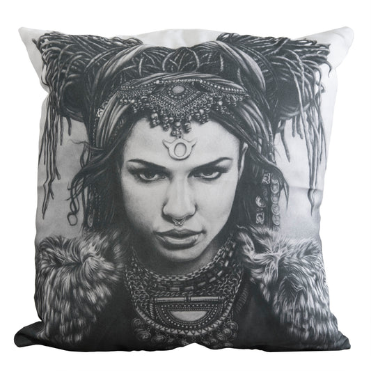 Cushion cover featuring 'Taurus' Zodiac artwork