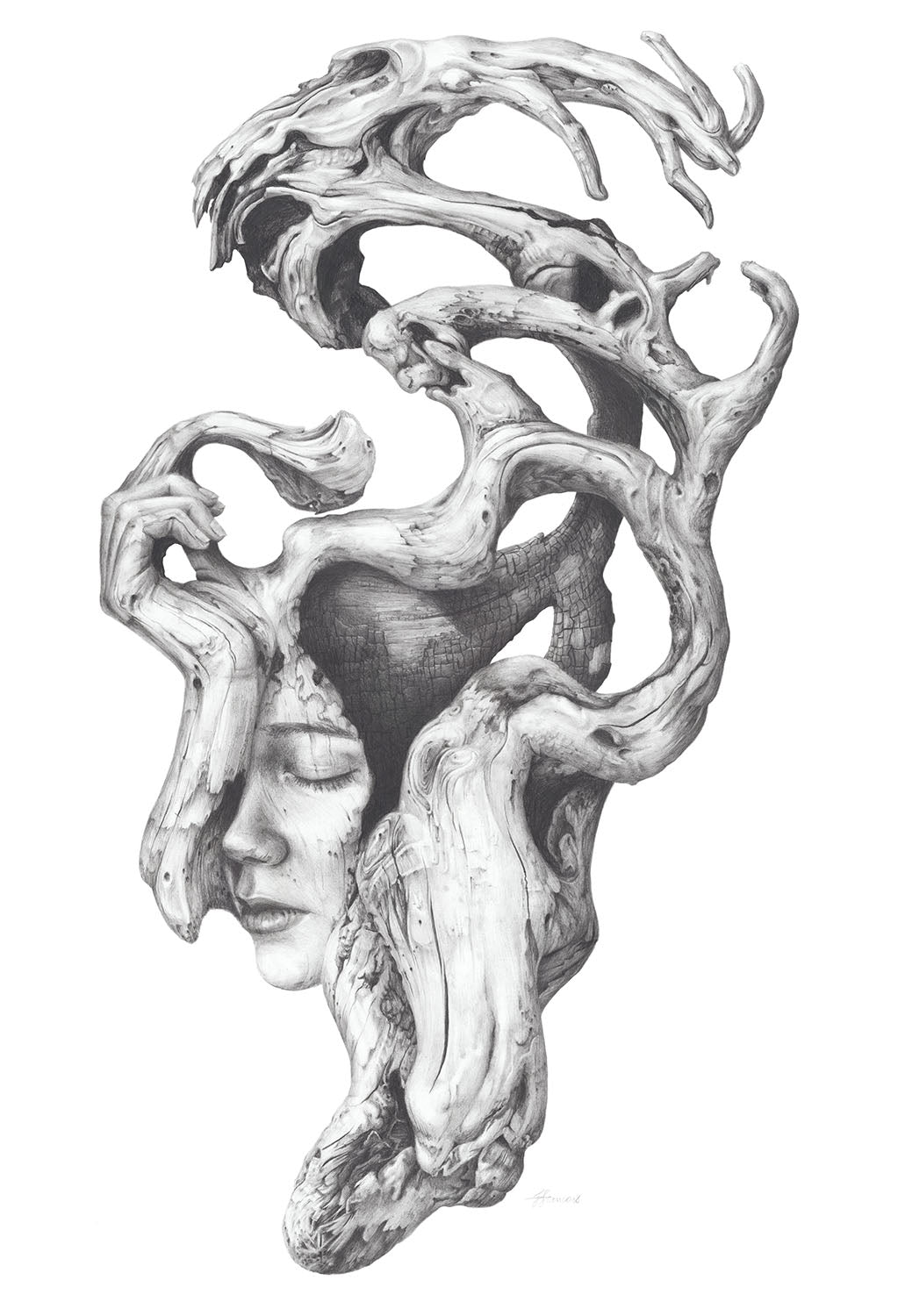 'Driftwood Souls 2' art print